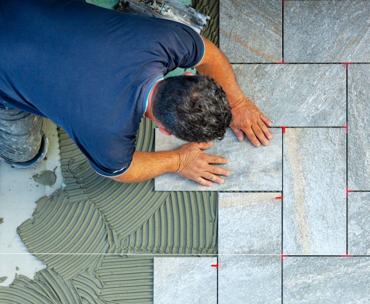 Pose de carrelage grand format à villeurbanne